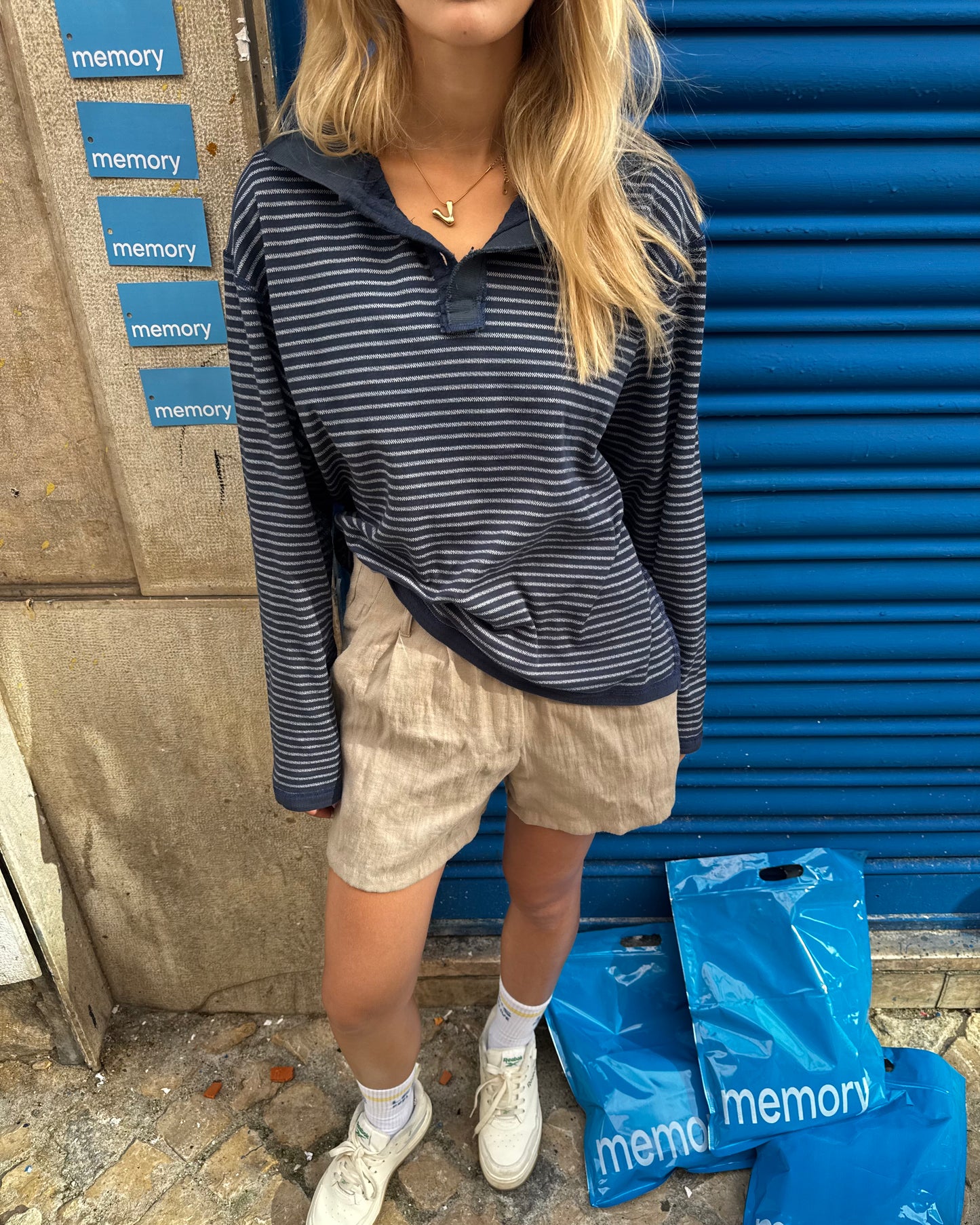 LONG SLEEVE POLO - NAVY